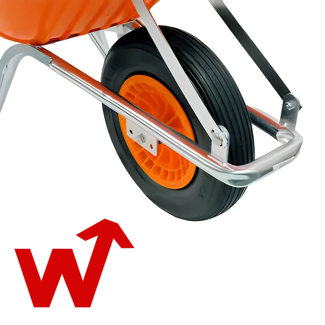 Belle Warrior Wheelbarrow Wheel | Genuine Altrad Belle 80039 Pneumatic Replacement Wheel Assembly | Air-Filled Tyre for Belle Warrior Wheelbarrows - Image 6