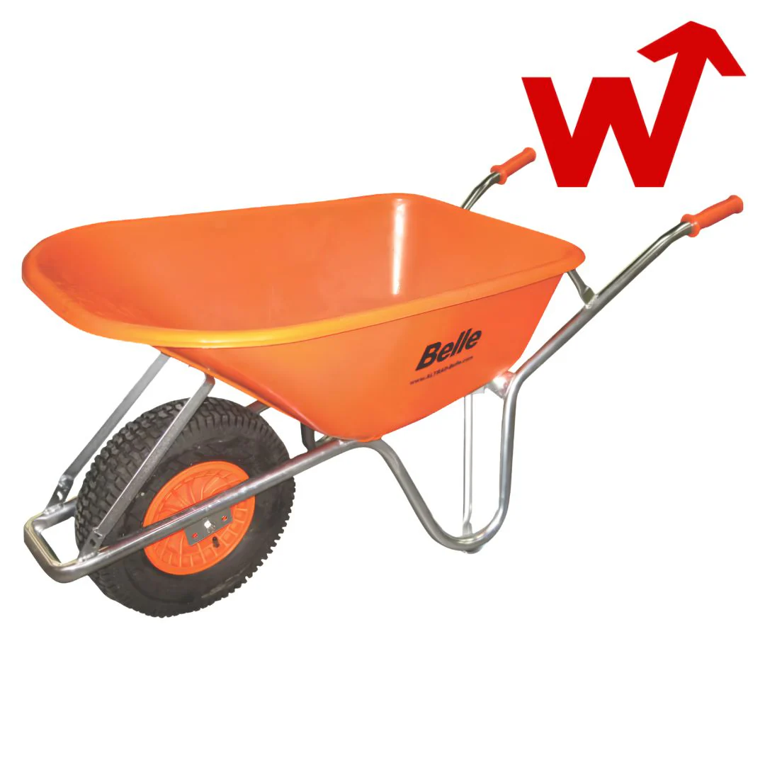 Belle Warrior Wheelbarrow Wheel | Genuine Altrad Belle 80039 Pneumatic Replacement Wheel Assembly | Air-Filled Tyre for Belle Warrior Wheelbarrows - Image 7