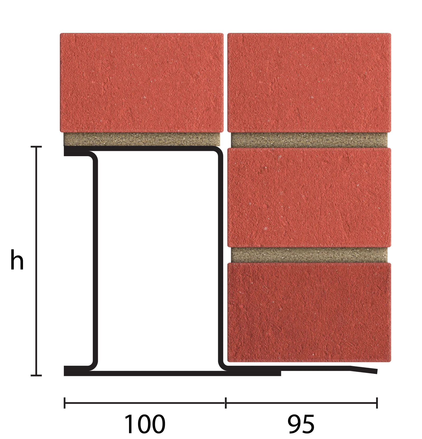 Catnic CN71A 215mm Solid Wall Box Lintel - Image 3