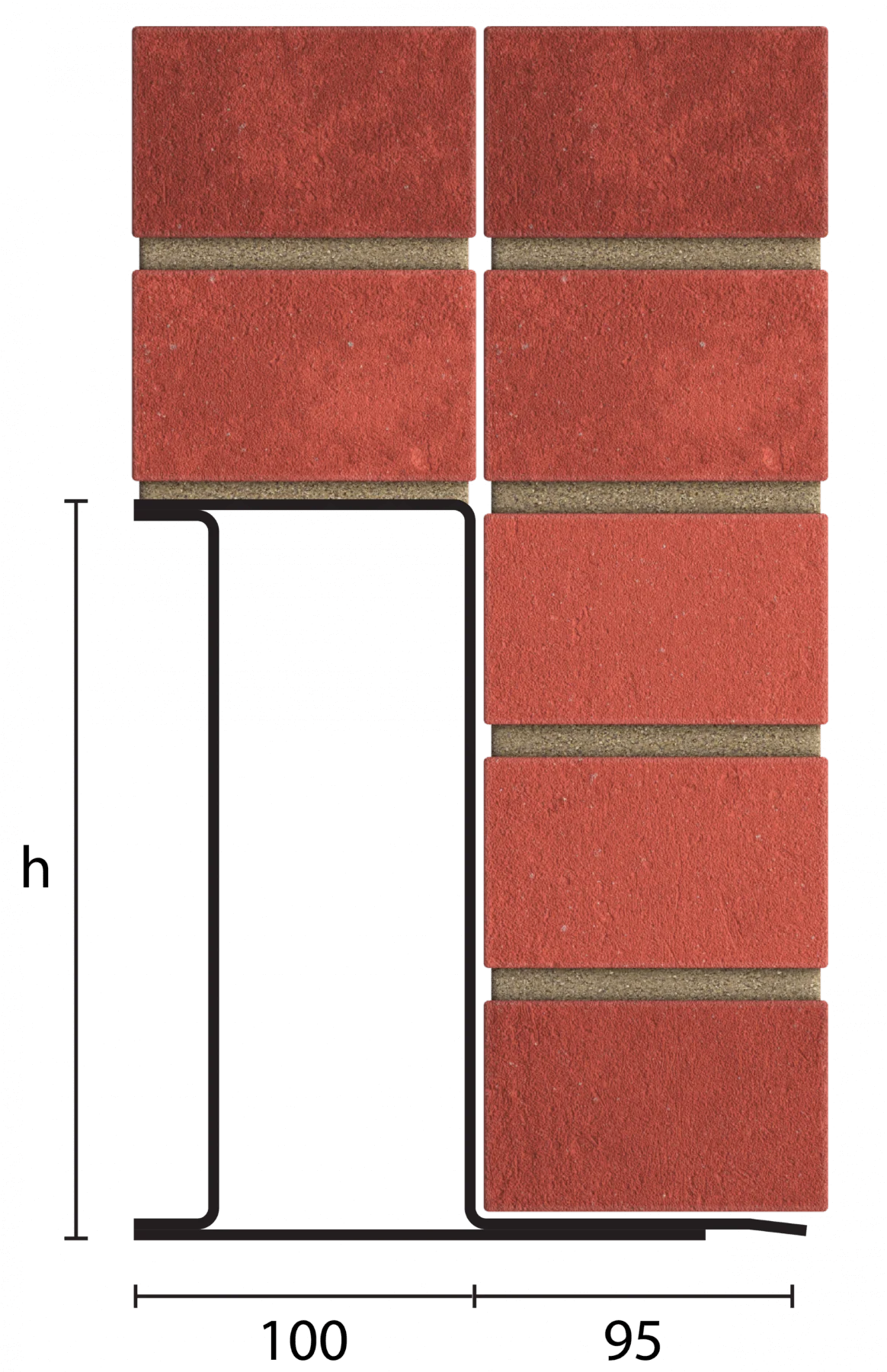Catnic Heavy Duty (Longer Lengths) 215mm Solid Wall Box Lintel CN81C - Image 3