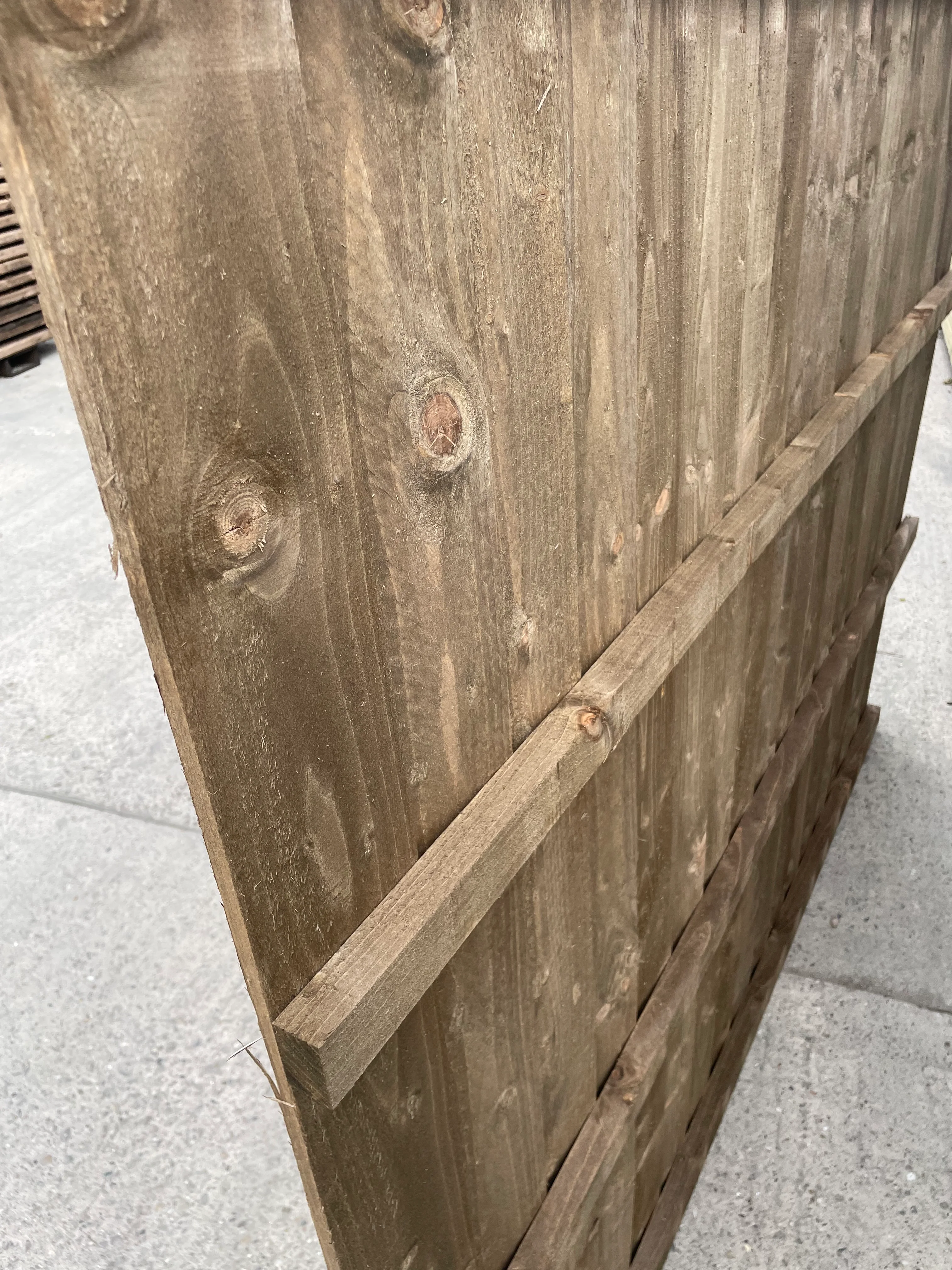 Featheredge Timber Fence Panel 6x5 ft - Image 25