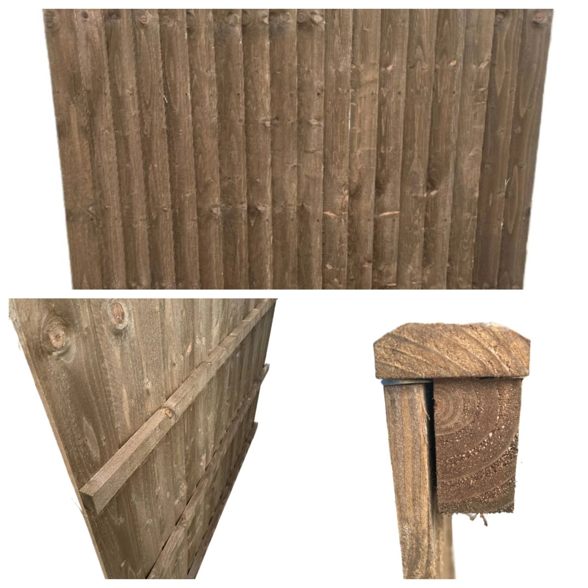 Featheredge Timber Fence Panel 6x6 ft - Image 10