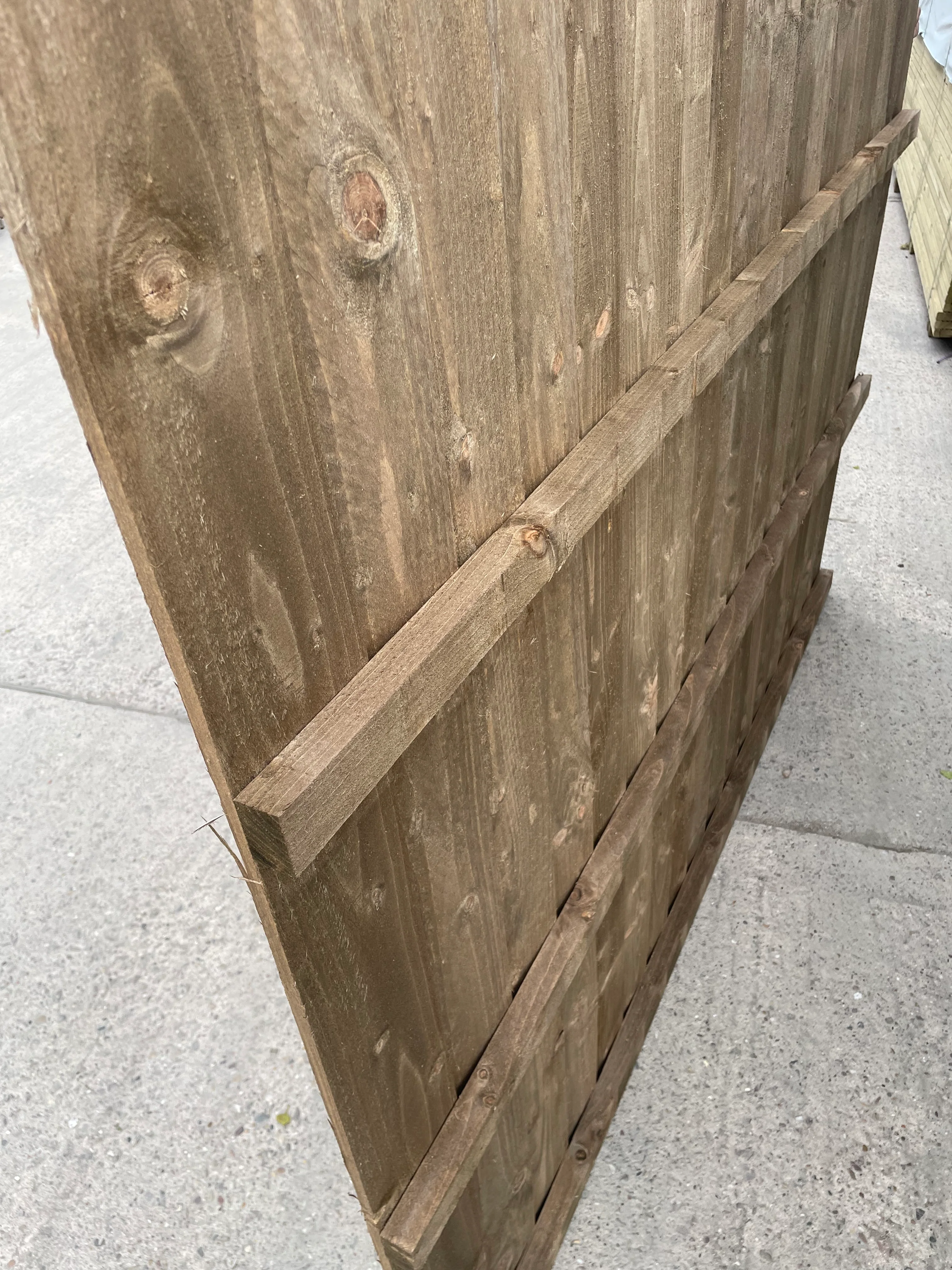 Featheredge Timber Fence Panel 6x6 ft - Image 13