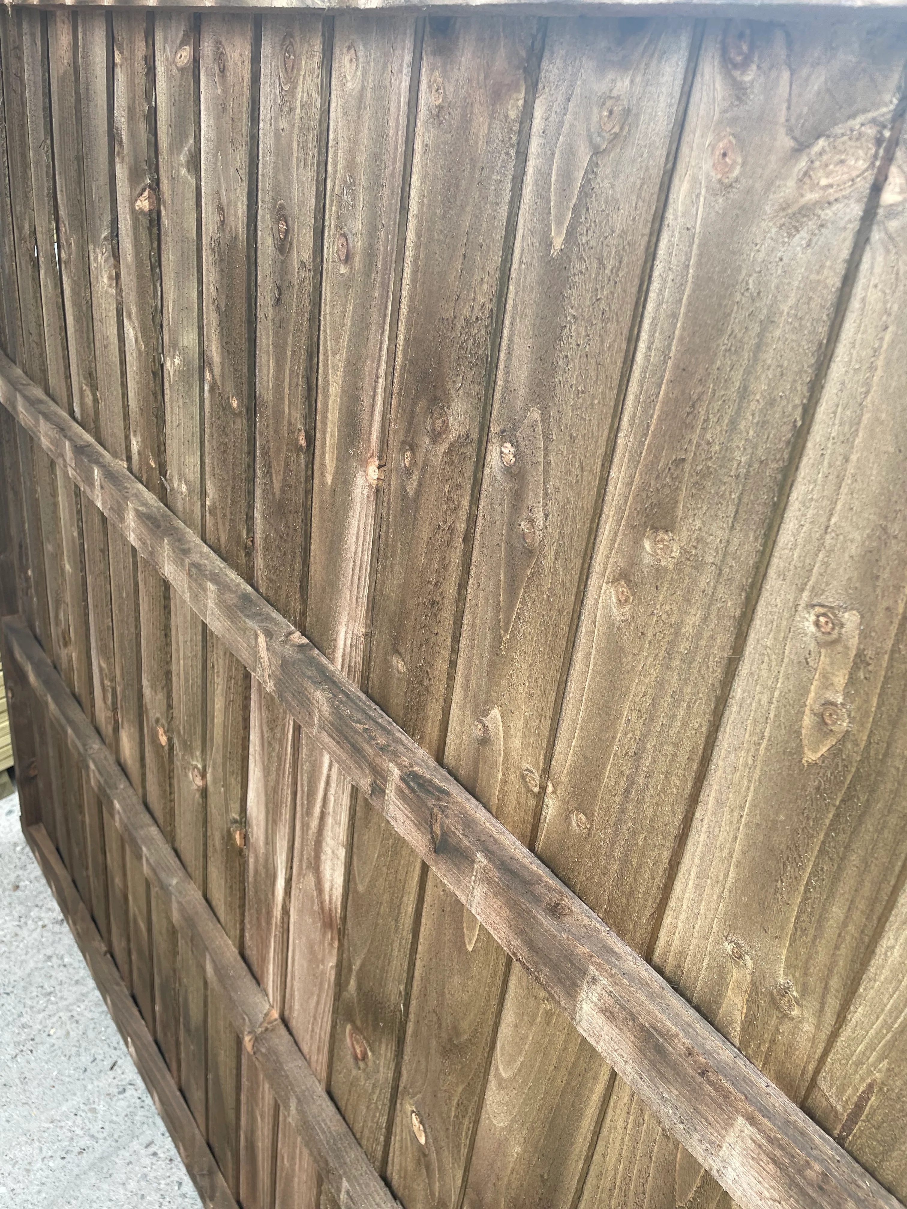 Featheredge Timber Fence Panel 6x6 ft - Image 5