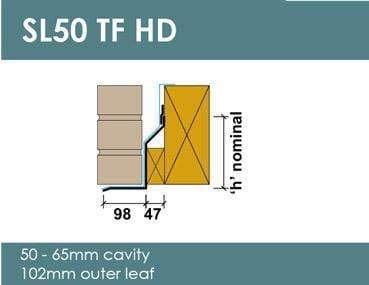 Stressline SL50TFHD Heavy Duty 50mm Cavity Timber Framed Lintel - Image 3