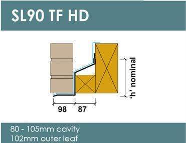 Stressline SL90TFHD Heavy Duty 90mm Cavity Timber Framed Lintel - Image 3