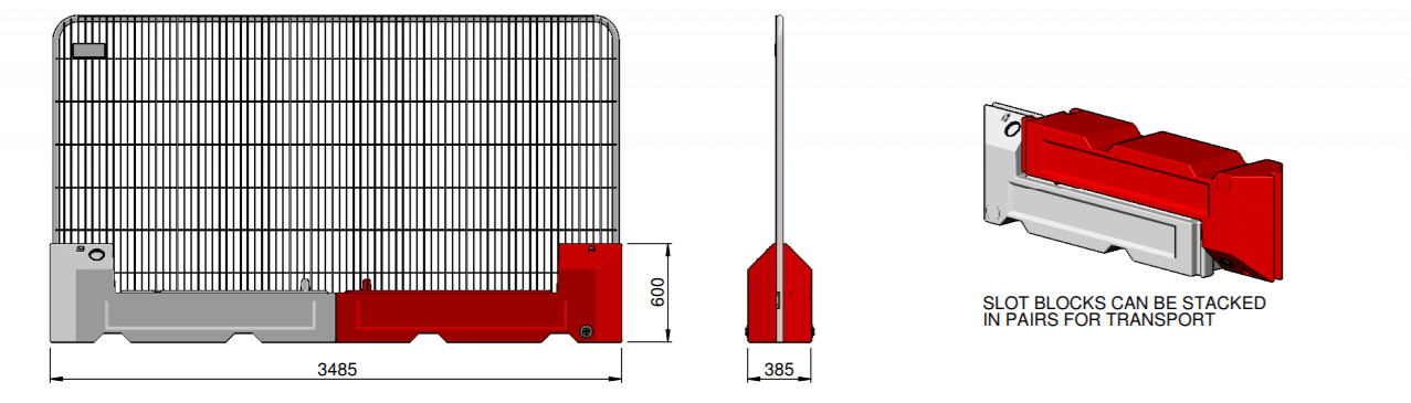 Slot Block Water Barriers - Image 4