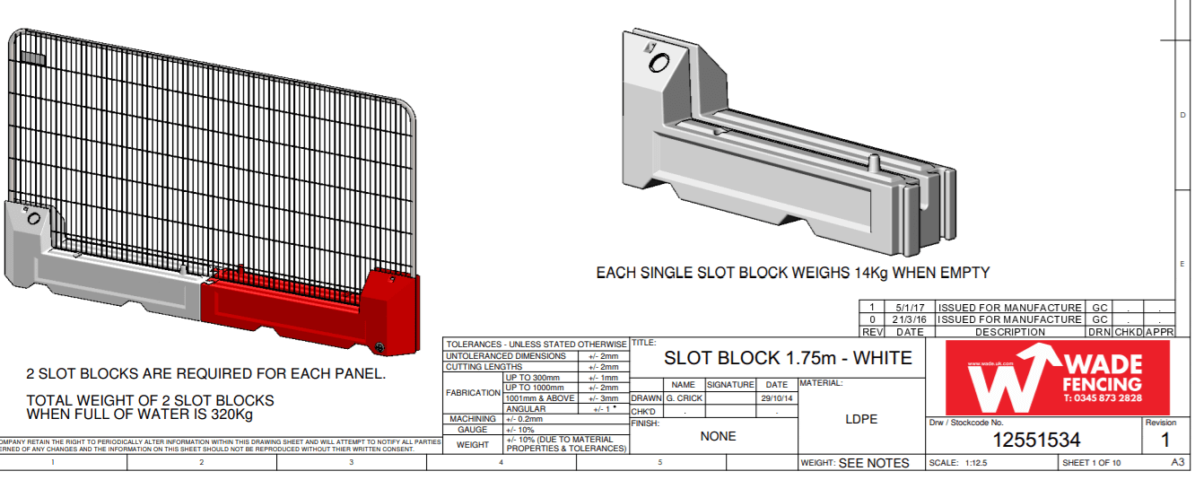 Slot Block Water Barriers - Image 5