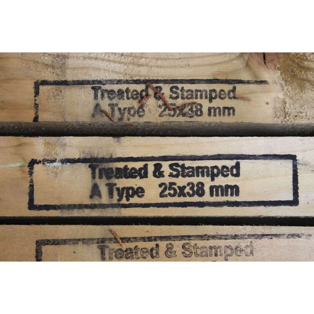 Treated Timber Battens 25x38mm 3.6m Lengths Pack 10 - Image 3